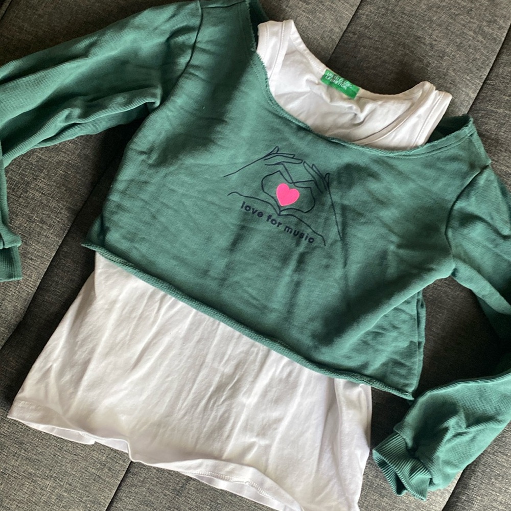 United Colors of Benetton Cropped Sweatshirt Tank